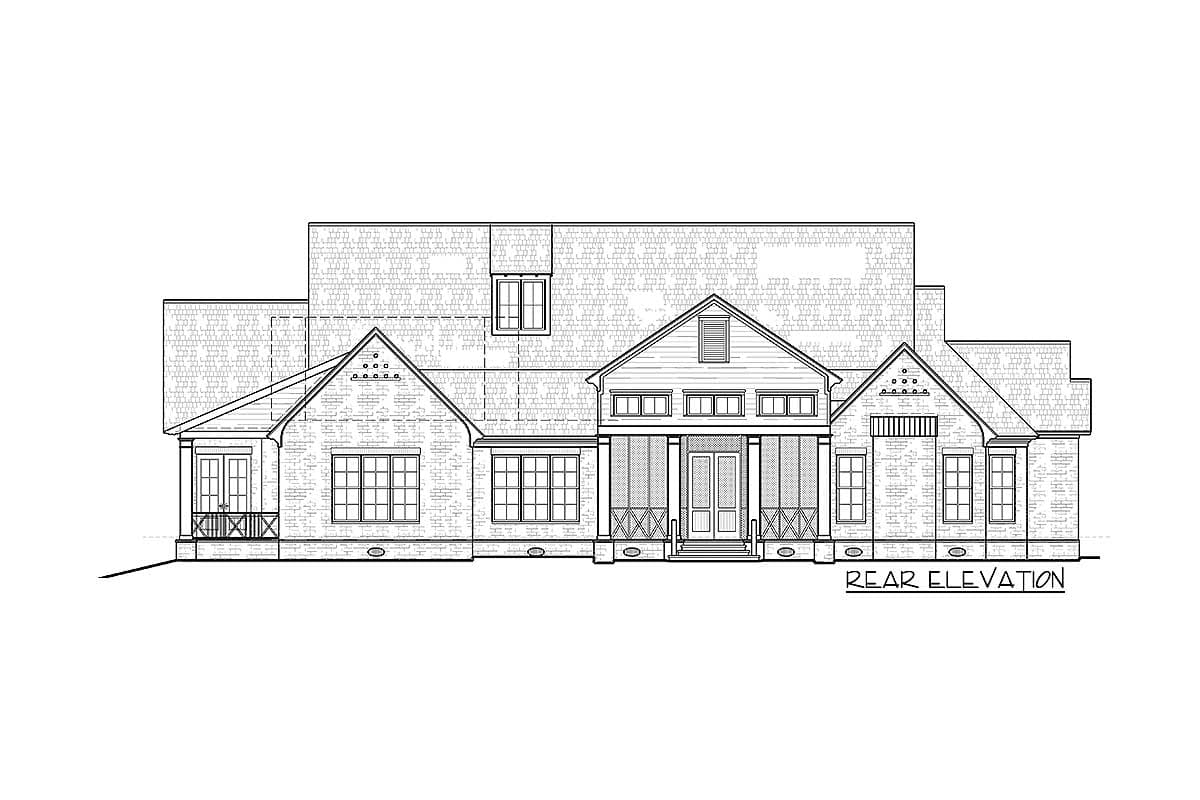 Plan 510019WDY: Flexible 3-Bed Farmhouse Plan with Impressive Features - Image #7 - Acadian, Country, European, Farmhouse, Louisiana-Style, Southern