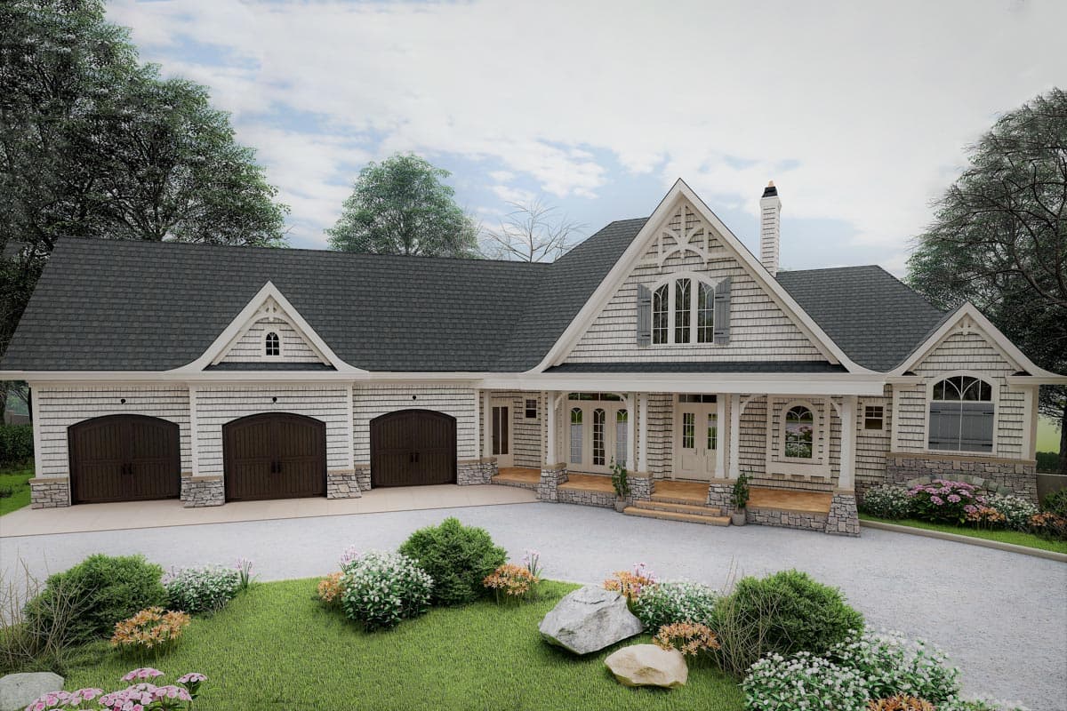 Plan 25636GE: Shingle Style Classic with Lots of Options - Image #4 - Craftsman, Mountain, Shingle, Traditional