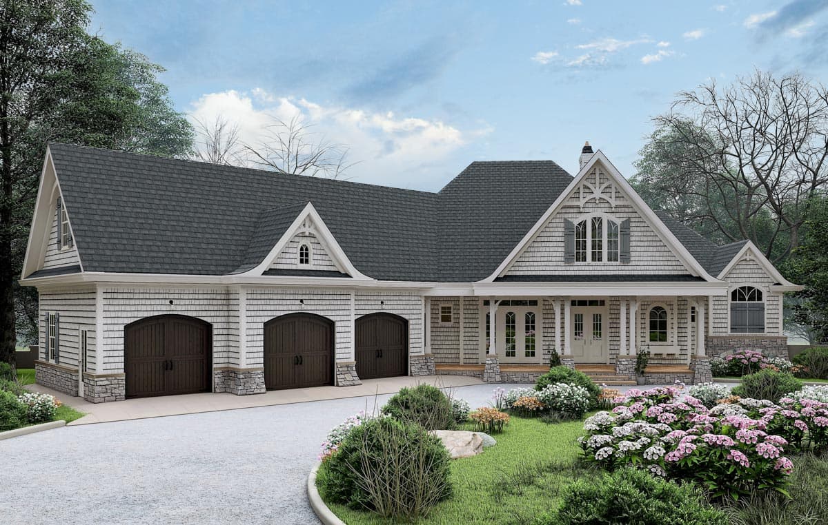 Plan 25636GE: Shingle Style Classic with Lots of Options - Image #5 - Craftsman, Mountain, Shingle, Traditional