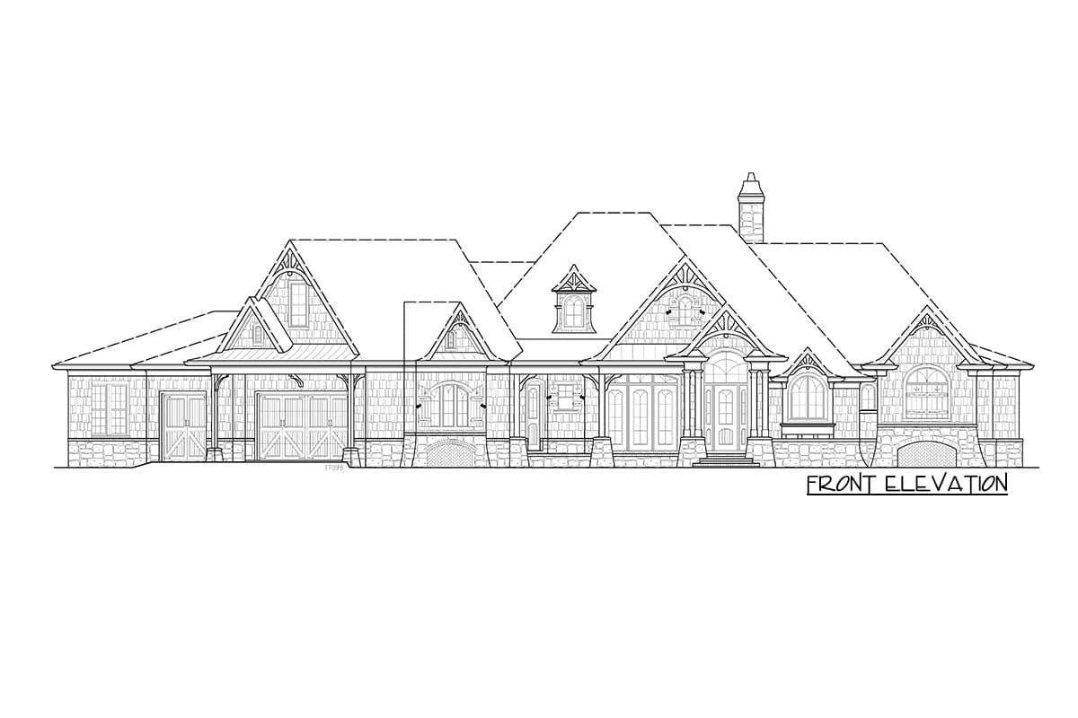 Plan 25637GE: Expandable Mountain Craftsman House Plan - 3773 Sq Ft - Image #6 - Craftsman, Mountain, Northwest, Rustic