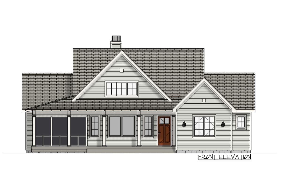 Plan 28923JJ: 3-Bed Farmhouse with Detached 2-Car Garage - Image #9 - Cottage, Country, Farmhouse, Modern Farmhouse, Ranch
