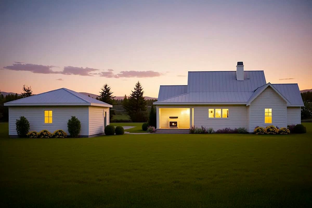 Plan 28923JJ: 3-Bed Farmhouse with Detached 2-Car Garage - Image #6 - Cottage, Country, Farmhouse, Modern Farmhouse, Ranch