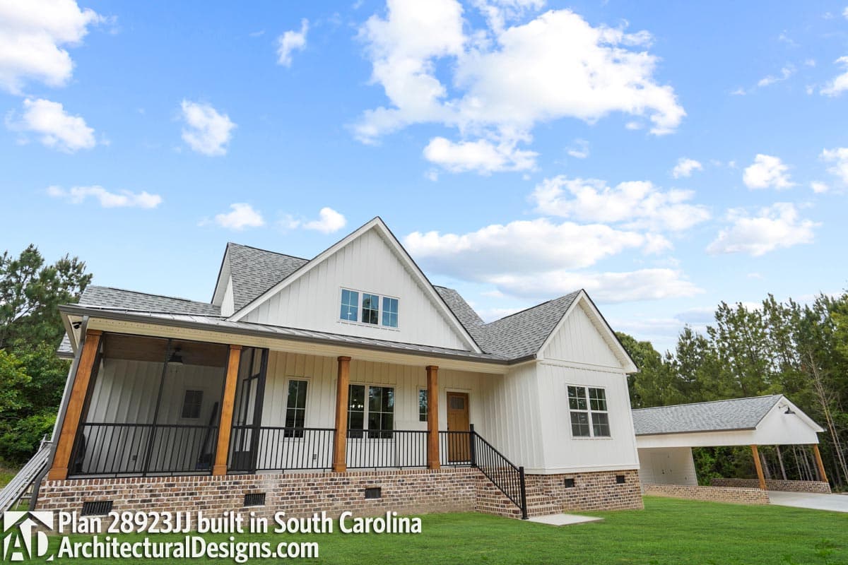build gallery item - Modern Farmhouse Plan 28923JJ Comes to Life in South Carolina, Again!