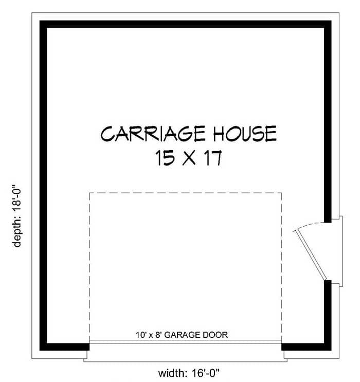 Plan 68523VR: Detached Garage with Brick Exterior - Floor Plan - Main Level - Traditional