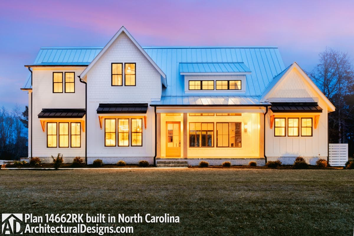 build gallery item - Modern Farmhouse Plan 14662RK Comes to Life in North Carolina