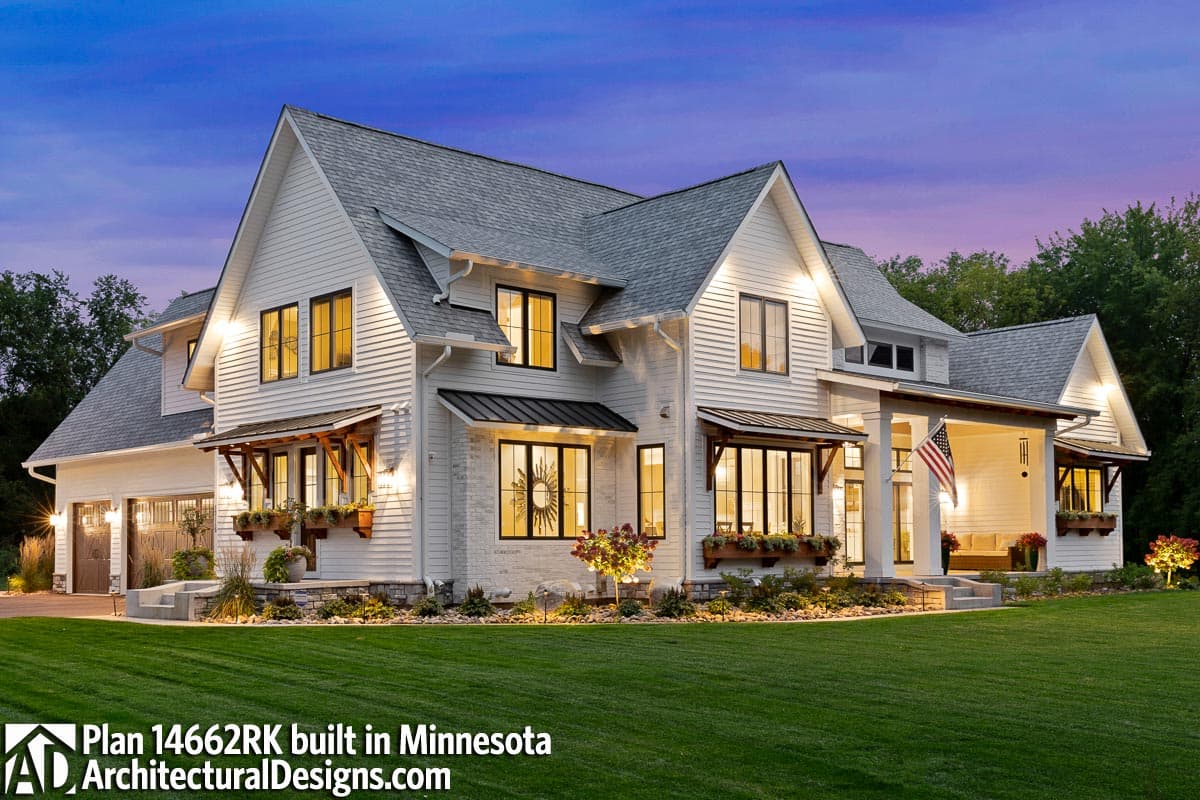 build gallery item - Modern Farmhouse Plan 14662RK Comes to Life in Minnesota
