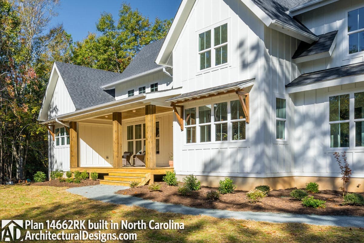 Modern Farmhouse Plan 14662RK Comes to Life in North Carolina