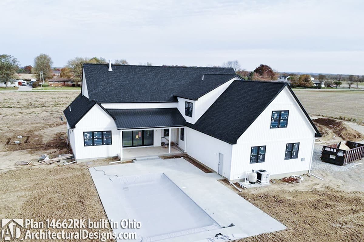 Modern Farmhouse Plan 14662RK comes to life in Ohio