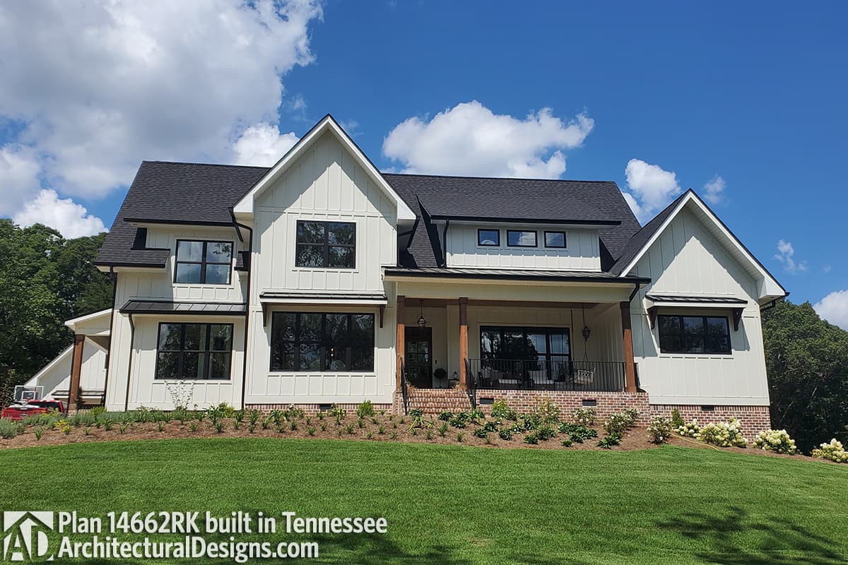 build gallery item - Modern Farmhouse Plan 14662RK Comes to Life in Tennessee