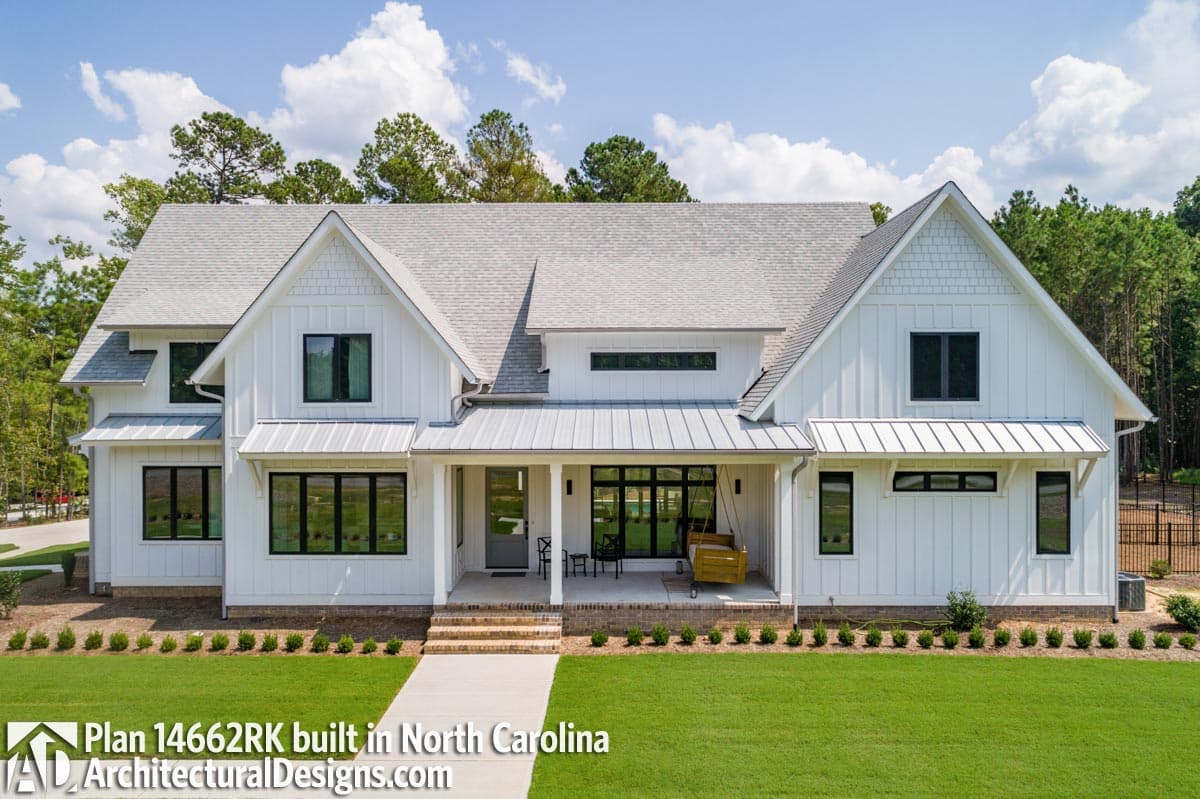 build gallery item - Modern Farmhouse Plan 14662RK Comes to Life in North Carolina