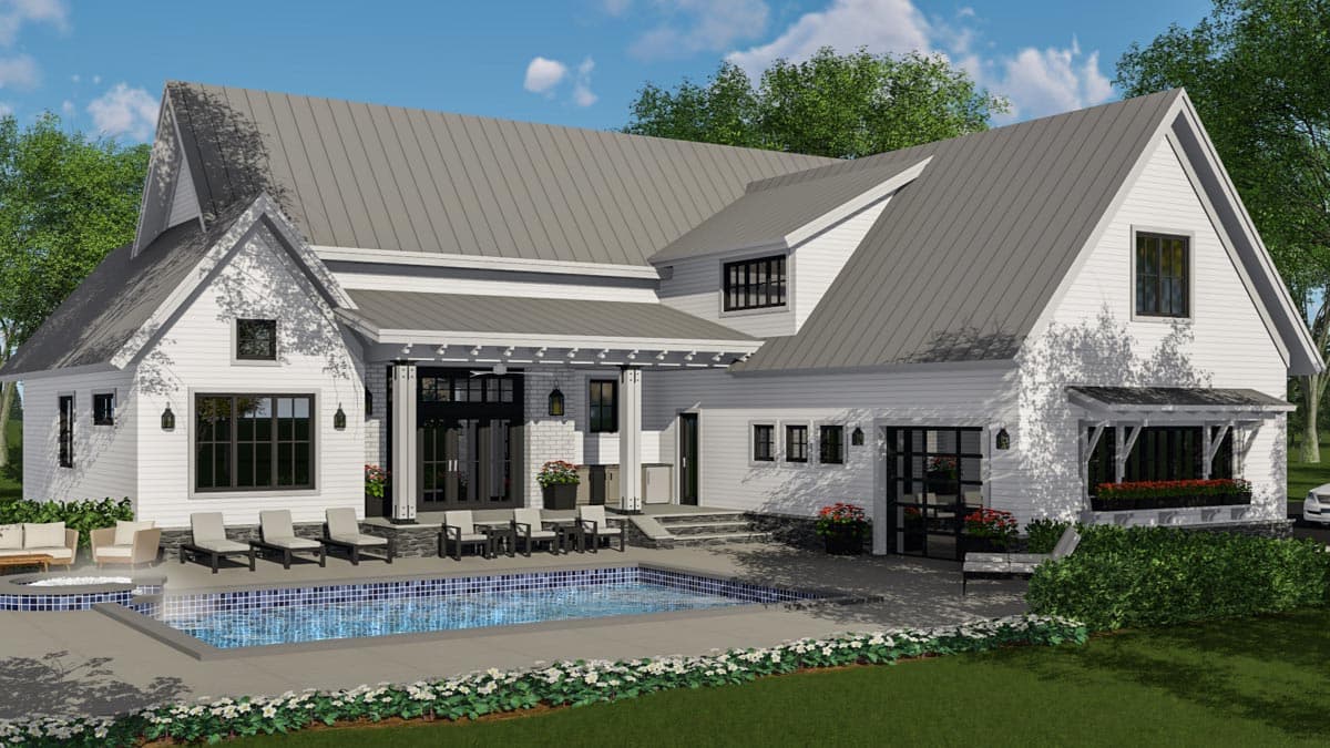 Plan 14662RK: Modern Farmhouse Plan Rich with Features - 2886 Sq Ft - Image #31 - Country, Farmhouse, Modern Farmhouse, New American