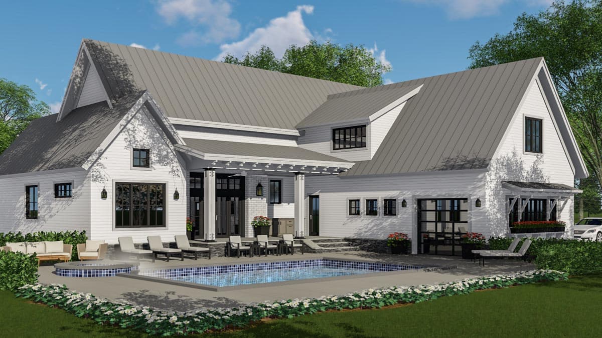 Plan 14662RK: Modern Farmhouse Plan Rich with Features - 2886 Sq Ft - Image #34 - Country, Farmhouse, Modern Farmhouse, New American