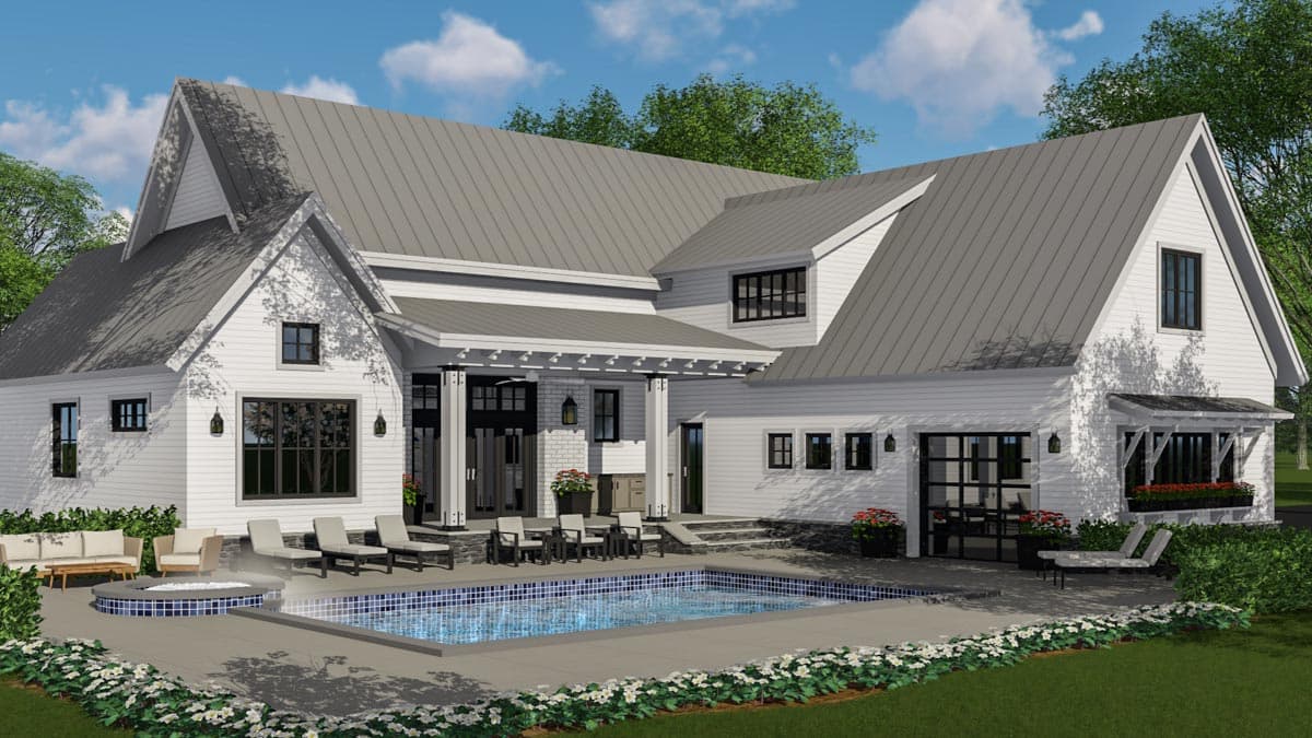 Plan 14662RK: Modern Farmhouse Plan Rich with Features - 2886 Sq Ft - Image #33 - Country, Farmhouse, Modern Farmhouse, New American