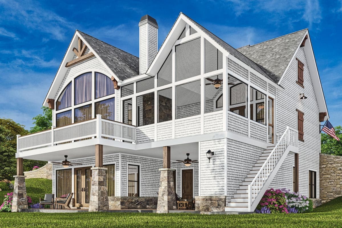 Plan 25638GE: Flexible Craftsman Cottage Home Plan - 2510 Sq Ft - Image #6 - Cottage, Craftsman, Mountain, Vacation