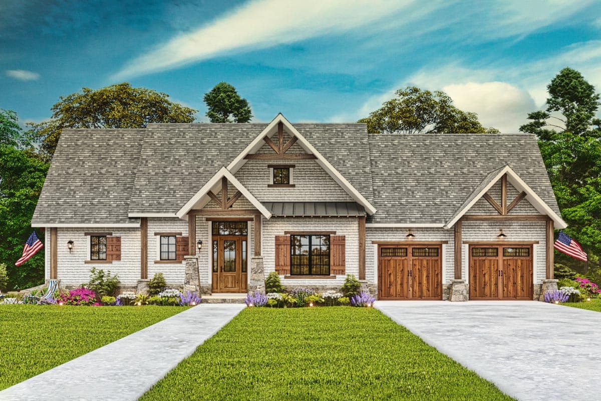 Plan 25638GE: Flexible Craftsman Cottage Home Plan - 2510 Sq Ft - Image #10 - Cottage, Craftsman, Mountain, Vacation