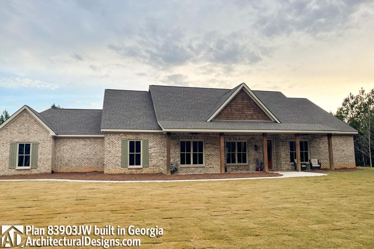 build gallery item - House Plan 83903JW Comes to Life in Georgia