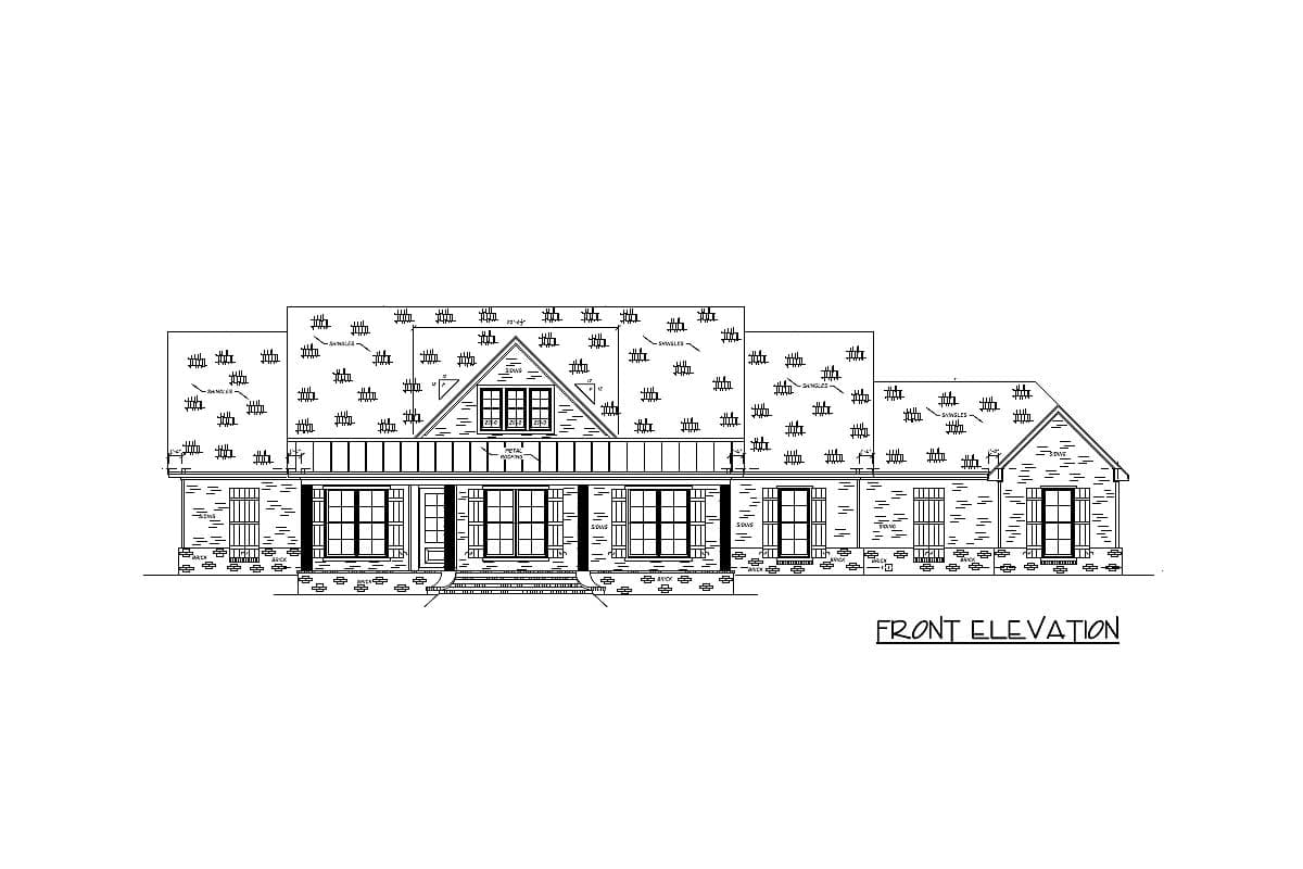 Plan 83903JW: One Level Country House Plan - 2677 Sq Ft - Image #49 - Country, Farmhouse, Ranch, Southern
