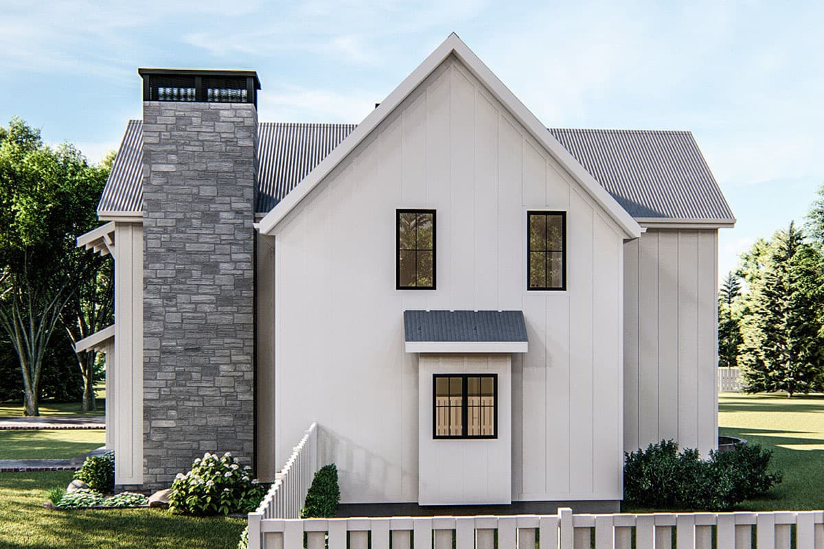 Plan 62728DJ: Classic Farmhouse with Two-story Great Room  - Image #5 - Country, Farmhouse, Modern Farmhouse