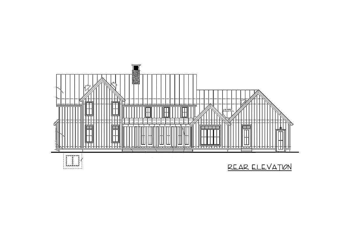 Plan 62728DJ: Classic Farmhouse with Two-story Great Room  - Image #9 - Country, Farmhouse, Modern Farmhouse