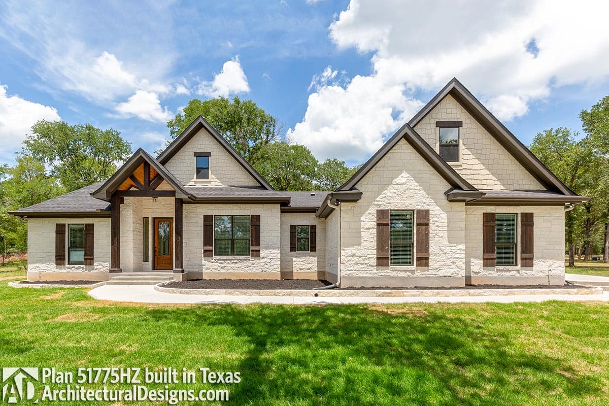 build gallery item - House Plan 51775HZ Comes to Life in Texas (a third time!)