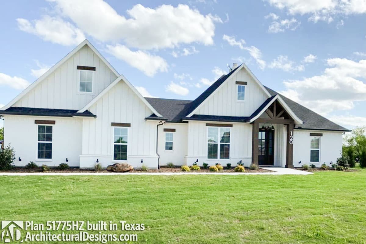 Plan 51775HZ: Three Bed Craftsman House Plan with Optional Bonus Room - 2239 Sq Ft - Image #30 - Craftsman, Traditional