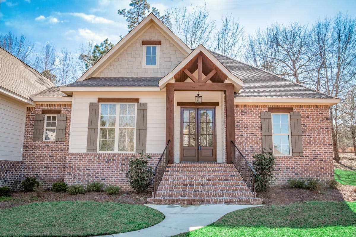 Plan 51775HZ: Three Bed Craftsman House Plan with Optional Bonus Room - 2239 Sq Ft - Image #7 - Craftsman, Traditional