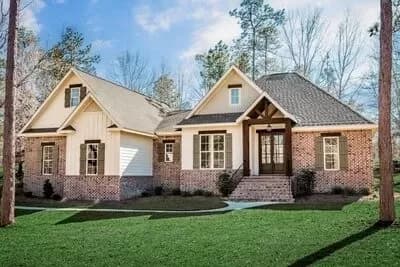 Three Bed Craftsman House Plan with Optional Bonus Room - 2239 Sq Ft