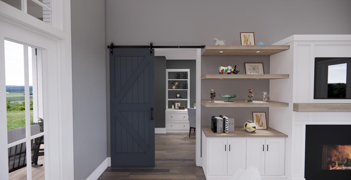 Plan 14663RK: Modern Farmhouse Plan with 3-Beds Down and Bonus Over Garage - 2125 Sq Ft - Image #10 - Country, Farmhouse, Modern Farmhouse, New American