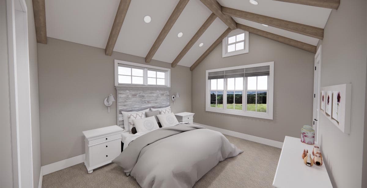 Plan 14663RK: Modern Farmhouse Plan with 3-Beds Down and Bonus Over Garage - 2125 Sq Ft - Image #14 - Country, Farmhouse, Modern Farmhouse, New American