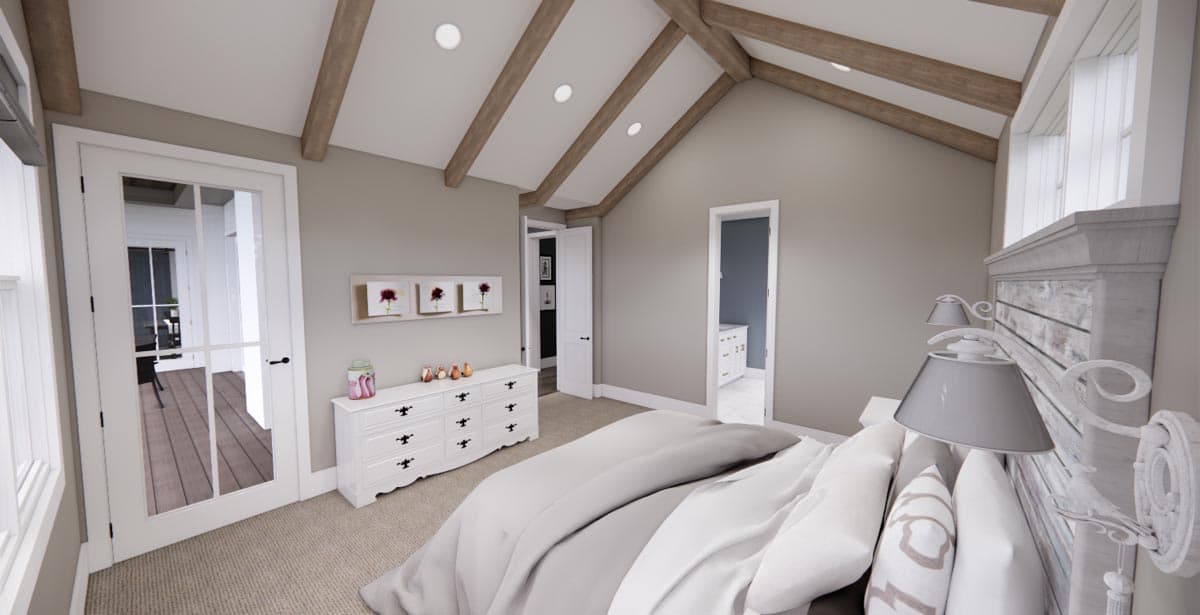 Plan 14663RK: Modern Farmhouse Plan with 3-Beds Down and Bonus Over Garage - 2125 Sq Ft - Image #15 - Country, Farmhouse, Modern Farmhouse, New American