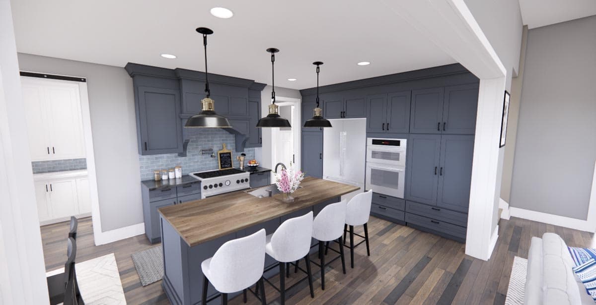 Plan 14663RK: Modern Farmhouse Plan with 3-Beds Down and Bonus Over Garage - 2125 Sq Ft - Image #24 - Country, Farmhouse, Modern Farmhouse, New American