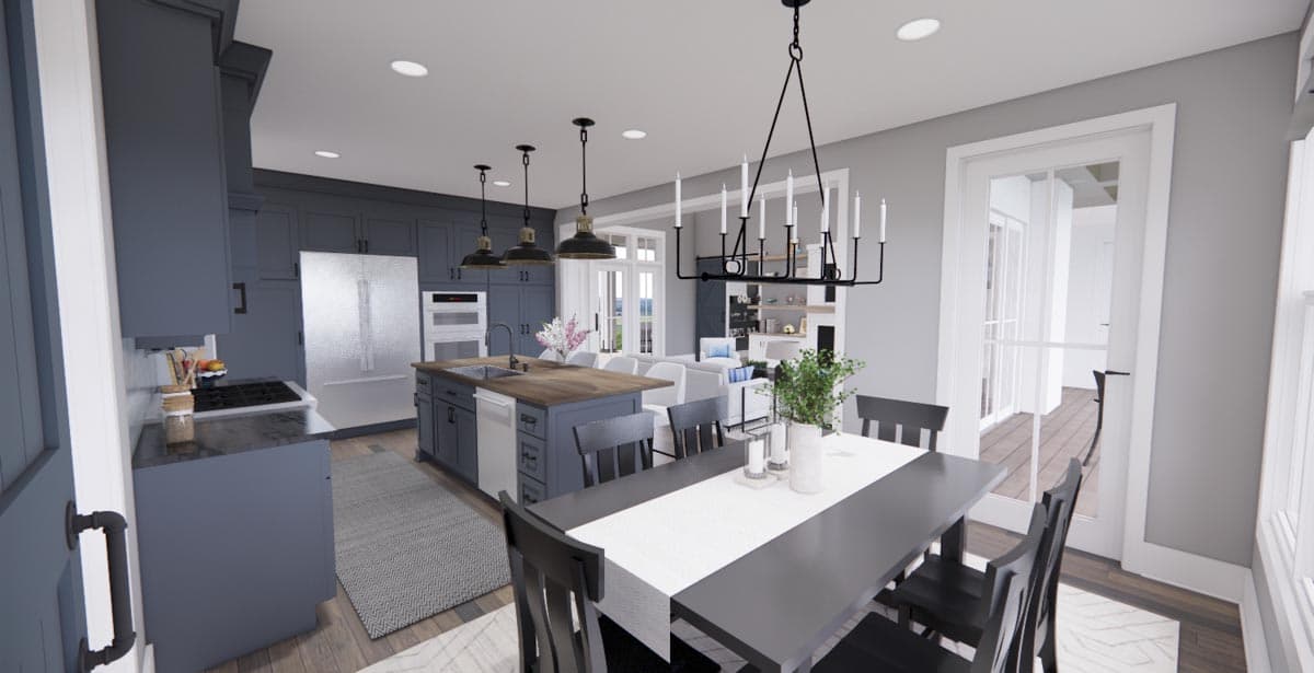 Plan 14663RK: Modern Farmhouse Plan with 3-Beds Down and Bonus Over Garage - 2125 Sq Ft - Image #26 - Country, Farmhouse, Modern Farmhouse, New American