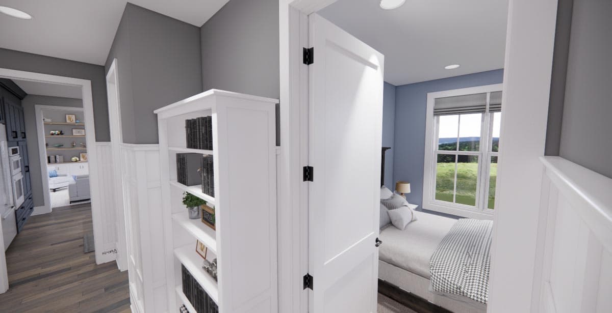 Plan 14663RK: Modern Farmhouse Plan with 3-Beds Down and Bonus Over Garage - 2125 Sq Ft - Image #36 - Country, Farmhouse, Modern Farmhouse, New American