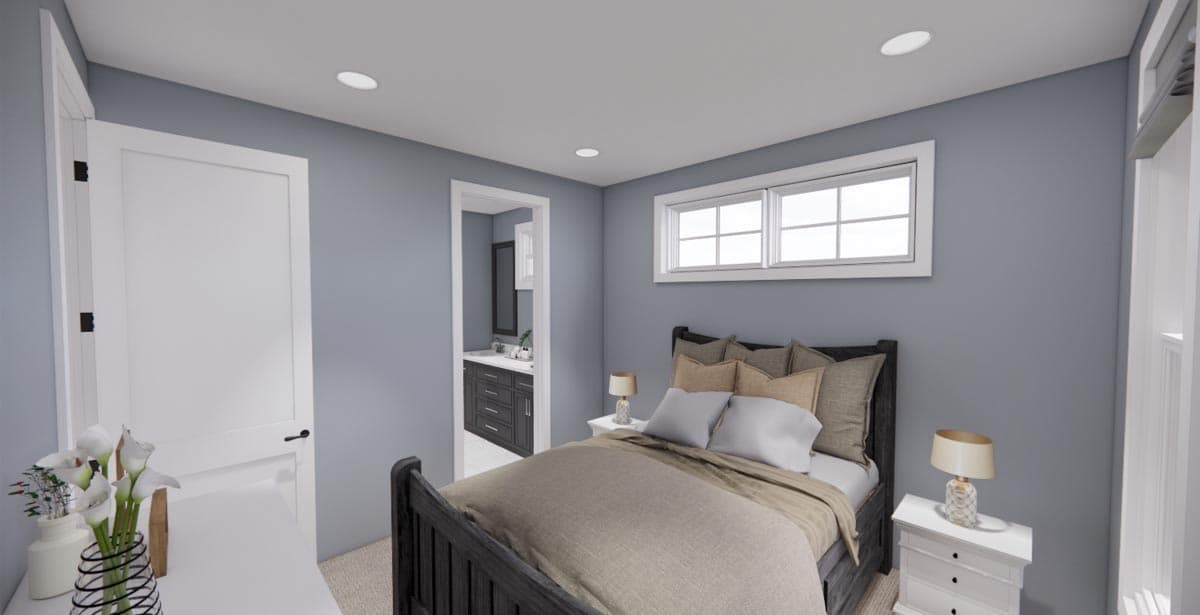 Plan 14663RK: Modern Farmhouse Plan with 3-Beds Down and Bonus Over Garage - 2125 Sq Ft - Image #42 - Country, Farmhouse, Modern Farmhouse, New American