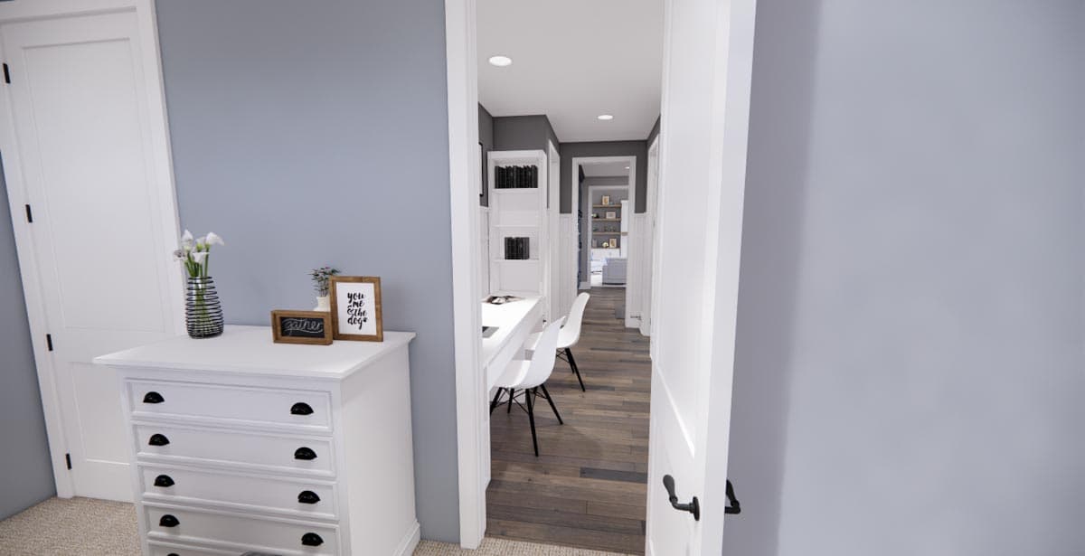 Plan 14663RK: Modern Farmhouse Plan with 3-Beds Down and Bonus Over Garage - 2125 Sq Ft - Image #43 - Country, Farmhouse, Modern Farmhouse, New American