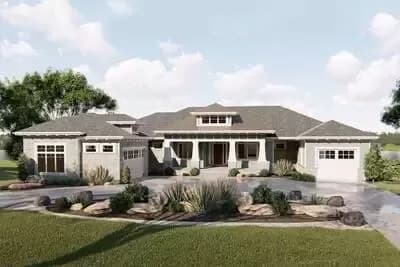 2-Bed House Plan with Dynamic Angled Interior