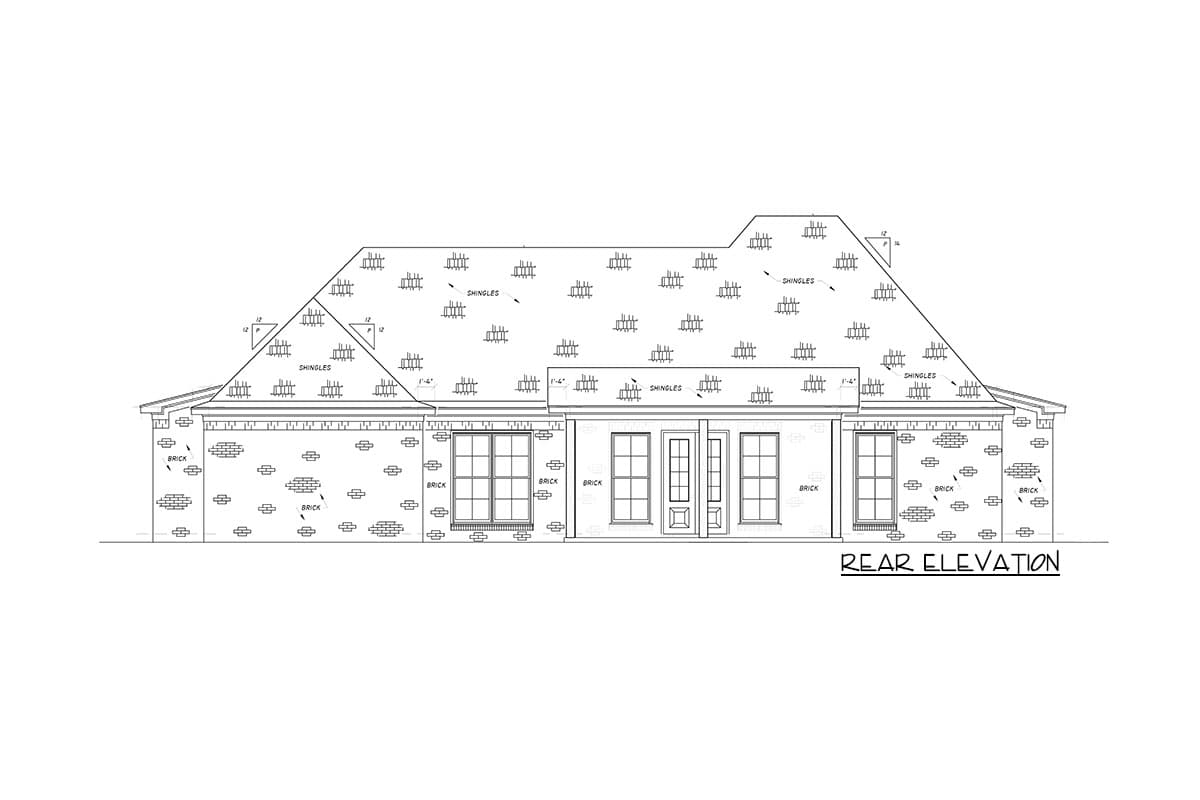 Plan 83904JW: Exclusive Acadian House Plan with Bonus Room - Image #34 - Acadian, French Country, Louisiana-Style, Southern