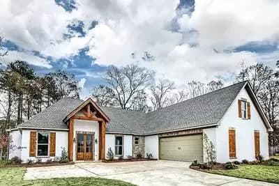 Exclusive Acadian House Plan with Bonus Room