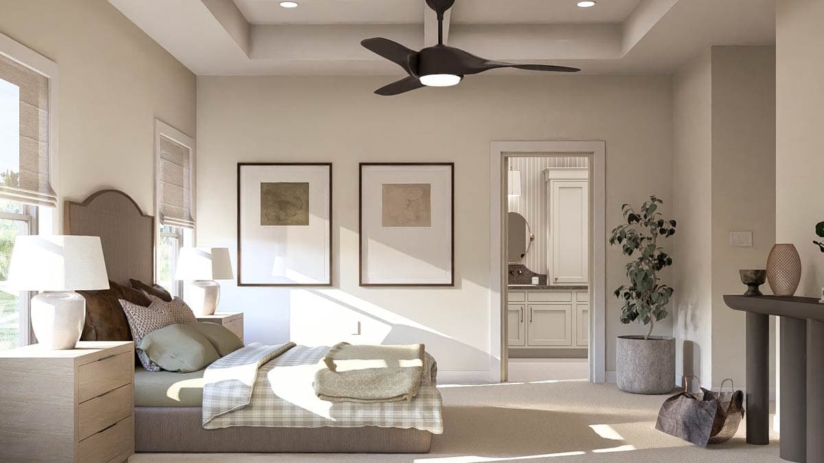 Plan 62730DJ: One-Story Modern Farmhouse Plan with Vaulted Great Room - 1906 Sq Ft - Image #9 - Country, Farmhouse