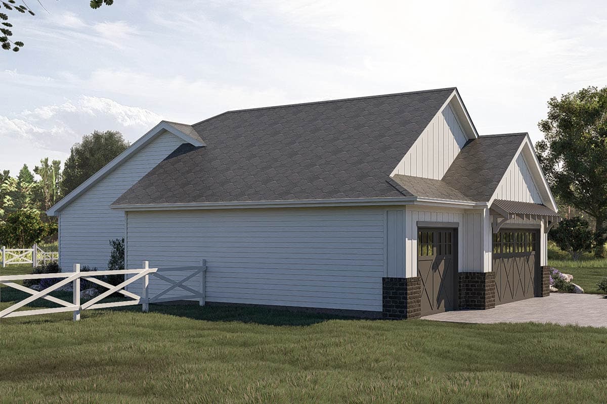 Plan 62730DJ: One-Story Modern Farmhouse Plan with Vaulted Great Room - 1906 Sq Ft - Image #12 - Country, Farmhouse