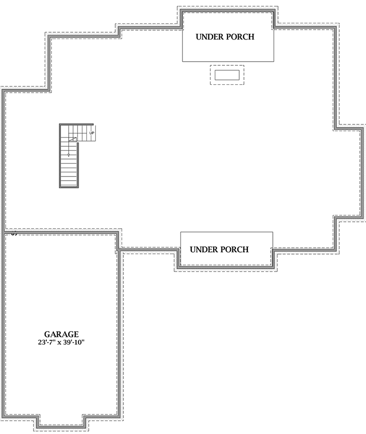 Plan 46332LA: Grand Farmhouse House Plan with Optional Second Floor - 3468 Sq Ft - Floor Plan - Unfinished Basement - Farmhouse, Modern Farmhouse, New American, Southern
