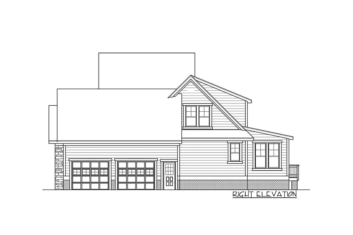 Plan 500034VV: "Upstairs For The Kids" III - 2493 Sq Ft - Image #9 - Country, Craftsman, Southern, Traditional