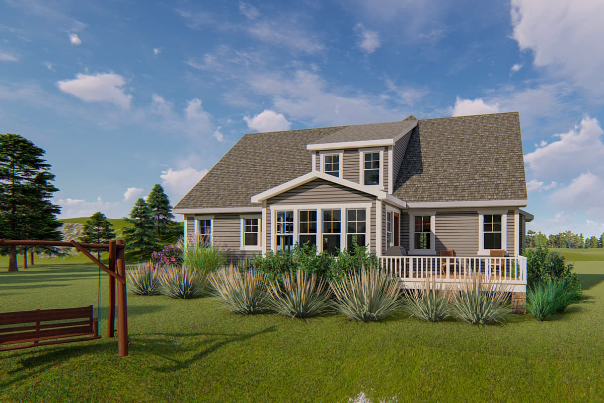 Plan 500034VV: "Upstairs For The Kids" III - 2493 Sq Ft - Image #5 - Country, Craftsman, Southern, Traditional