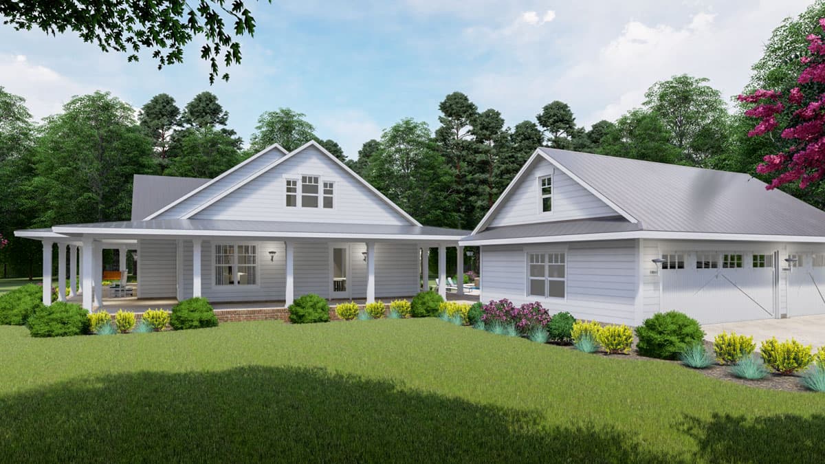 Plan 16901WG: Modern Farmhouse Plan with Wraparound Porch and Bonus Room - Image #6 - Country, Farmhouse, Modern Farmhouse, Southern