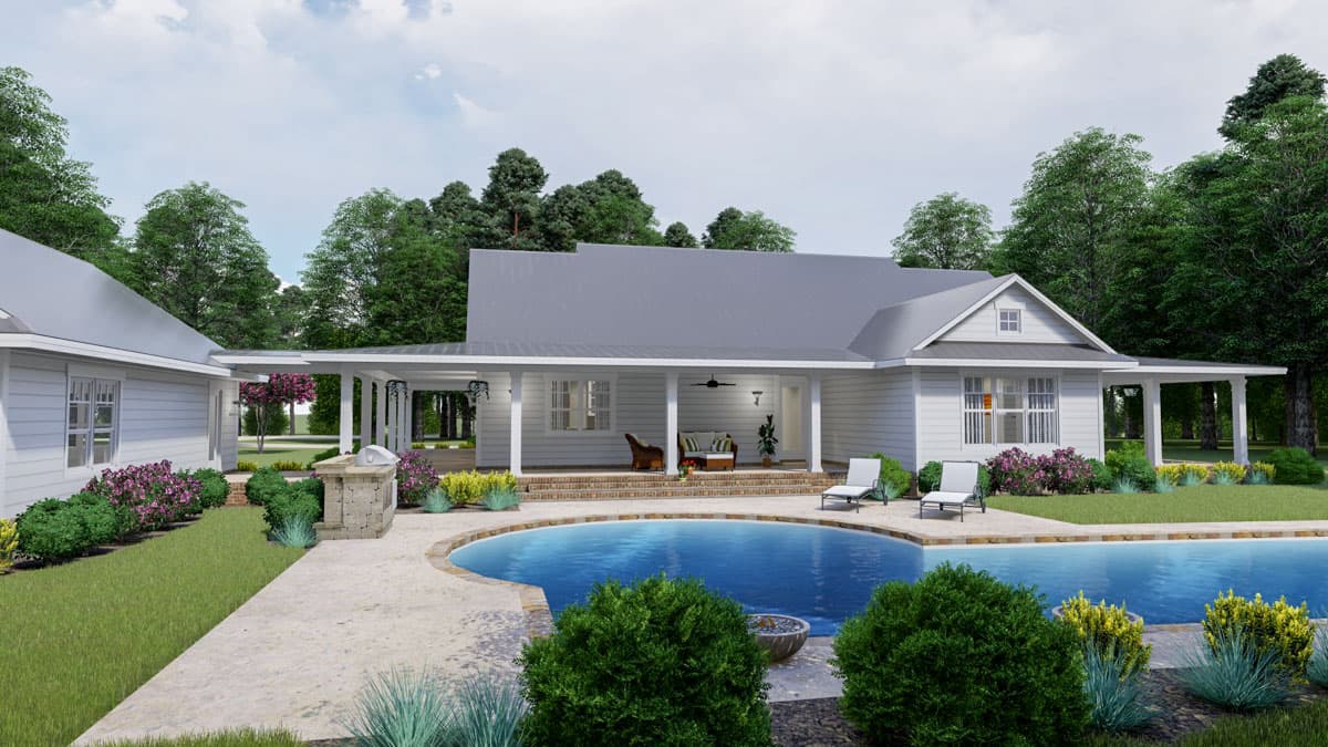 Plan 16901WG: Modern Farmhouse Plan with Wraparound Porch and Bonus Room - Image #8 - Country, Farmhouse, Modern Farmhouse, Southern