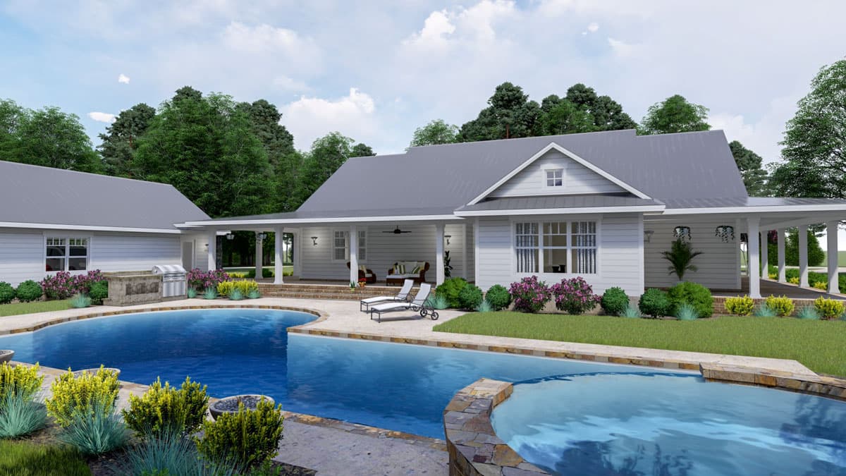 Plan 16901WG: Modern Farmhouse Plan with Wraparound Porch and Bonus Room - Image #9 - Country, Farmhouse, Modern Farmhouse, Southern