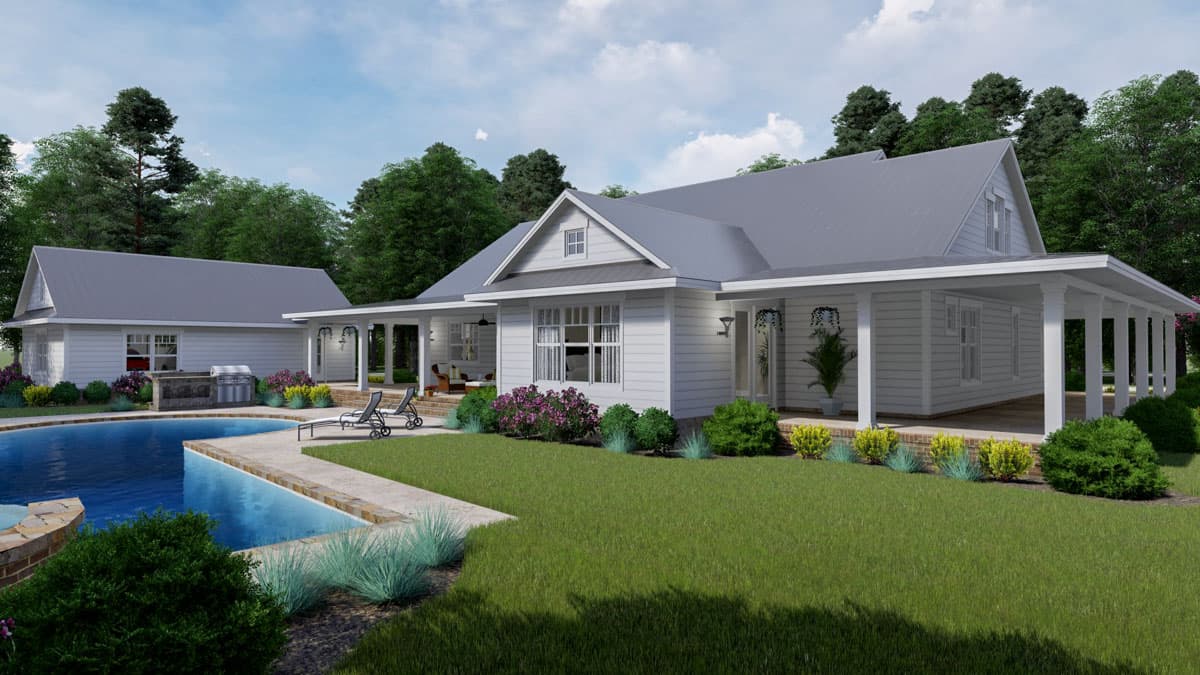 Plan 16901WG: Modern Farmhouse Plan with Wraparound Porch and Bonus Room - Image #10 - Country, Farmhouse, Modern Farmhouse, Southern