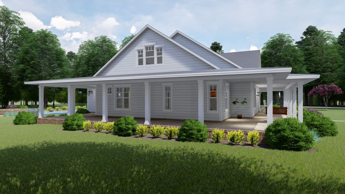 Plan 16901WG: Modern Farmhouse Plan with Wraparound Porch and Bonus Room - Image #12 - Country, Farmhouse, Modern Farmhouse, Southern