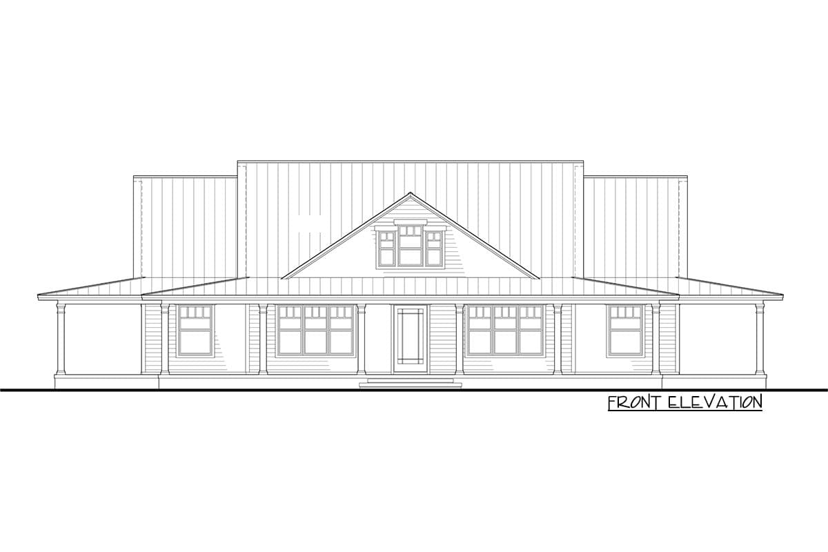Plan 16901WG: Modern Farmhouse Plan with Wraparound Porch and Bonus Room - Image #13 - Country, Farmhouse, Modern Farmhouse, Southern