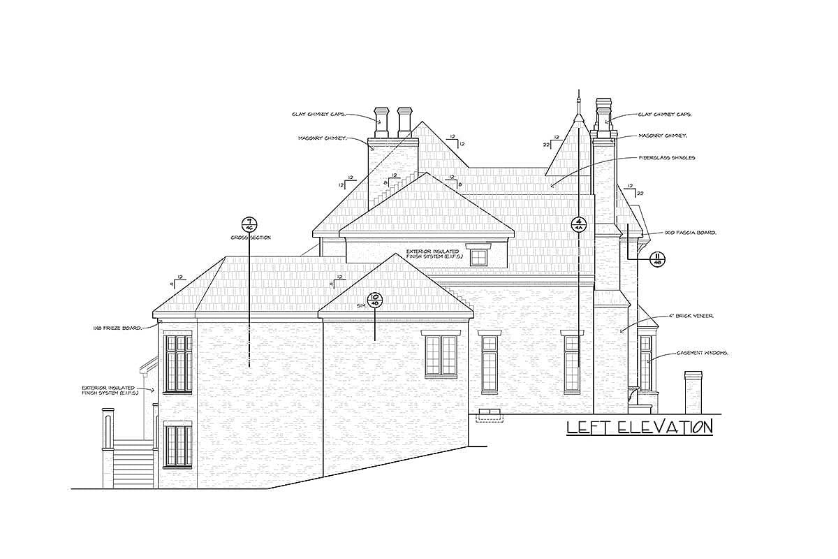 Plan 42522DB: A Castle of Your Own - Image #11 - European, French Country